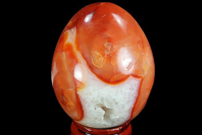 Colorful Carnelian Agate Egg - Madagascar #98528